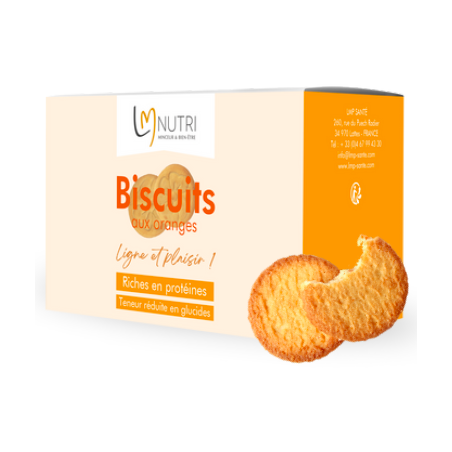 Biscuit Protéiné Orange : Le plaisir gourmand & diététique