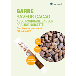 Barre Protéinée Chocolat Praliné | Snack Minceur Gourmand