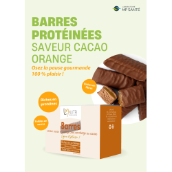 Barre Hyperprotéinée Cacao-Orange | Collation Minceur