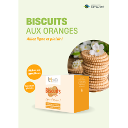 Biscuit Protéiné Orange : Le plaisir gourmand & diététique