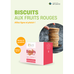 Biscuits Protéinés Fruits Rouges | Collation Minceur