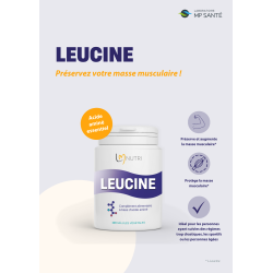 Leucine 1200mg | Soutien de la Masse Musculaire