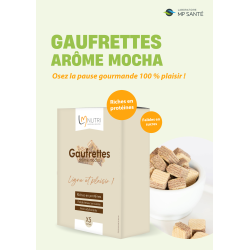 GAUFRETTES RICHES EN PROTÉINES ARÔME MOCHA 5X2