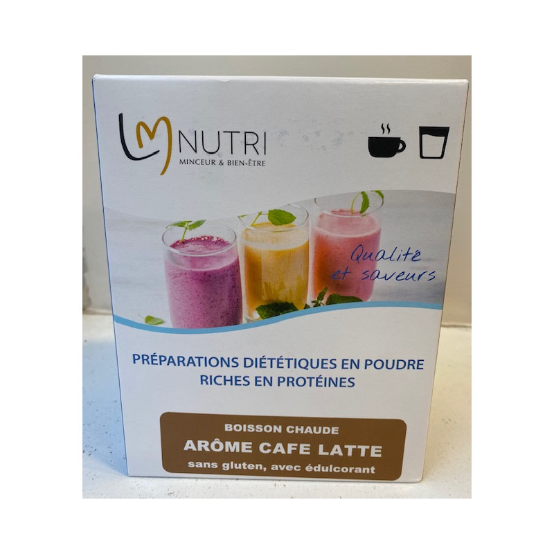 BOISSON riche en protéines arôme CAFE LATTE