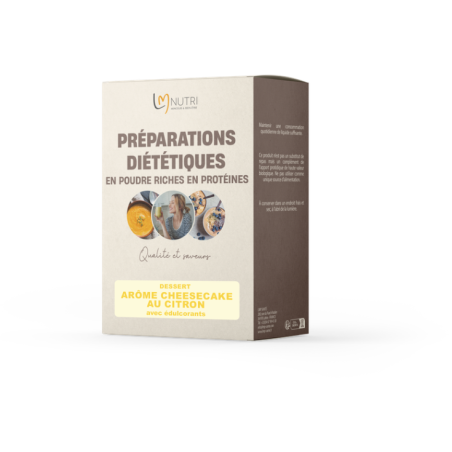 PRÉPARATIONS RICHES EN PROTÉINES : CHEESE CAKE ARÔME CITRON