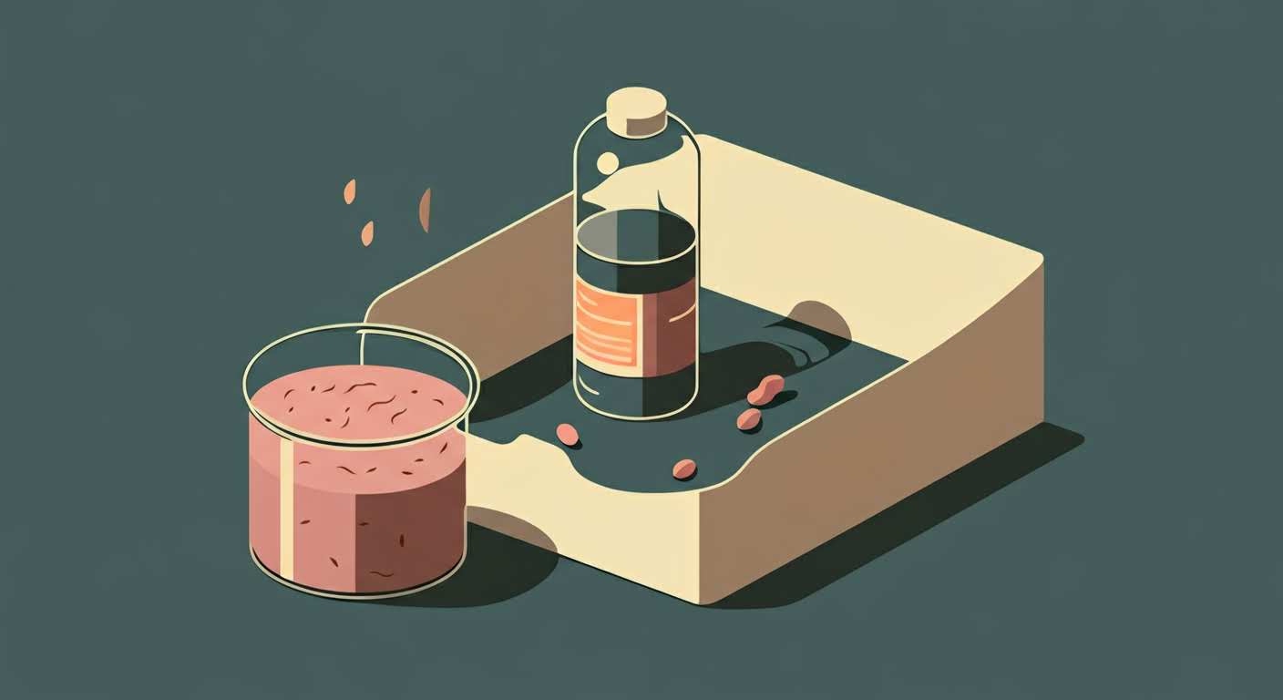 Un mètre ruban formant un labyrinthe, symbolisant la complexité de la perte du gras du ventre.