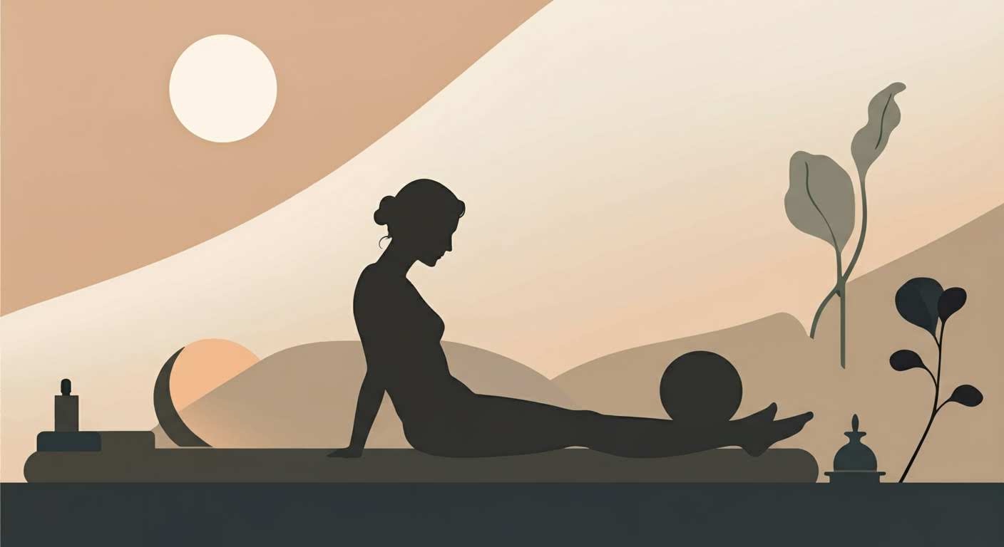 Planificateur avec des dates de séances de cure silhouette entourées, symbolisant l'organisation du traitement.