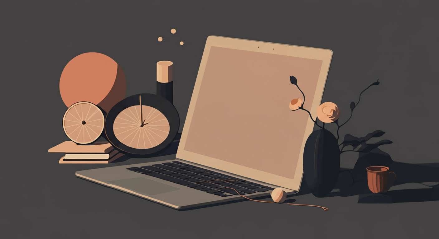 Un choix de collation : un en-cas sain (pomme, amandes) et un biscuit transformé, illustrant la décision à prendre.