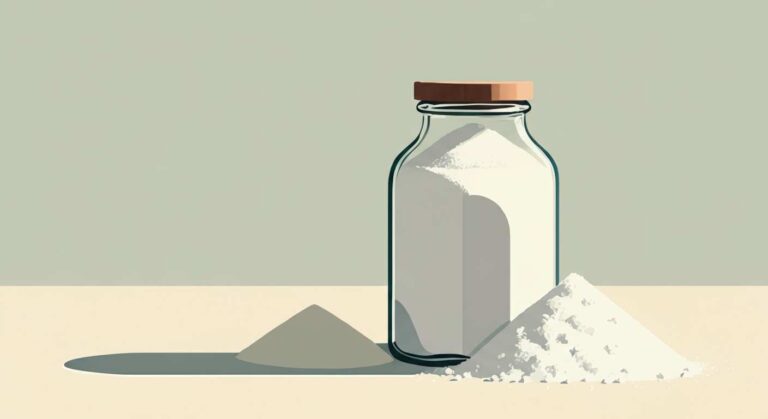 Composition conceptuelle avec du sel, du sucre et un verre d'eau, illustrant le lien avec la rétention d'eau.