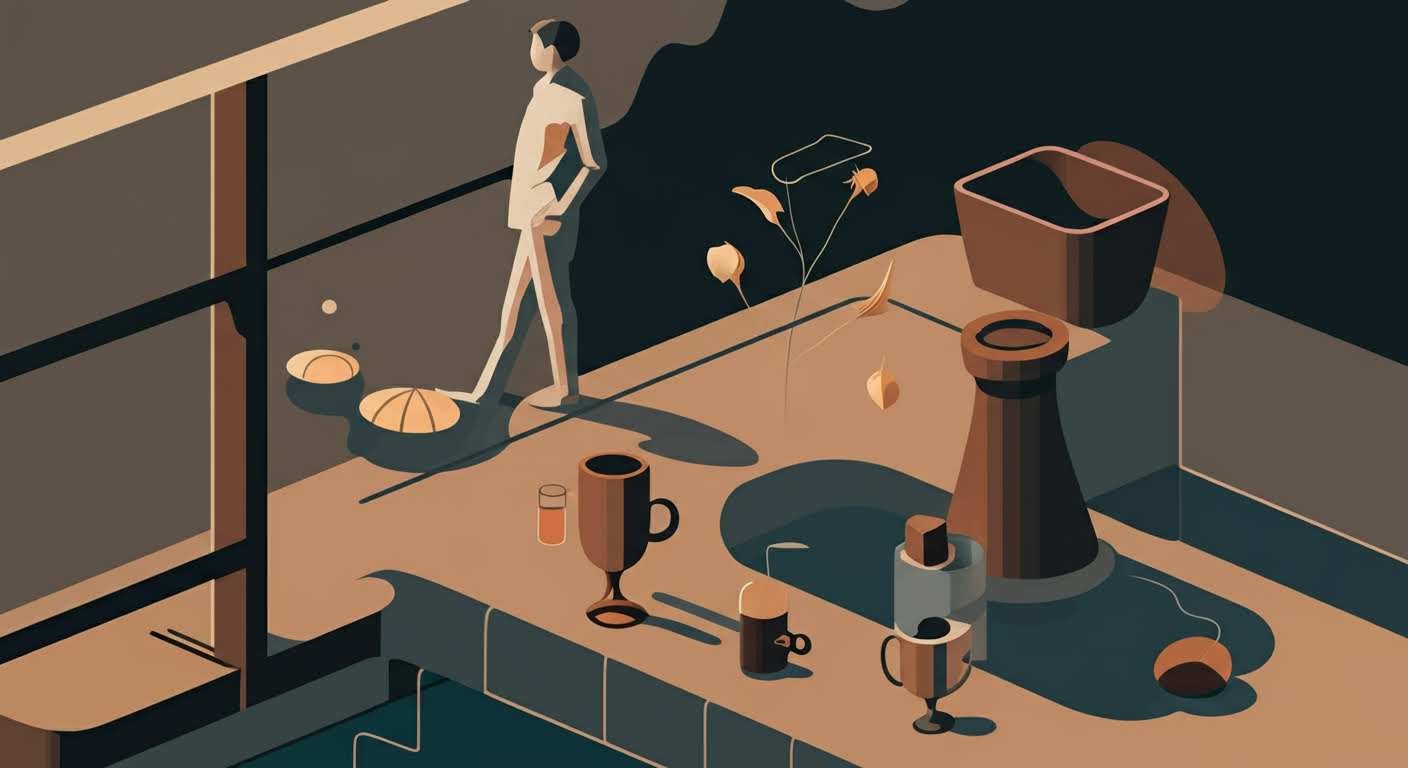 Une batterie presque entièrement déchargée, métaphore visuelle de l'épuisement lié à la fatigue chronique.