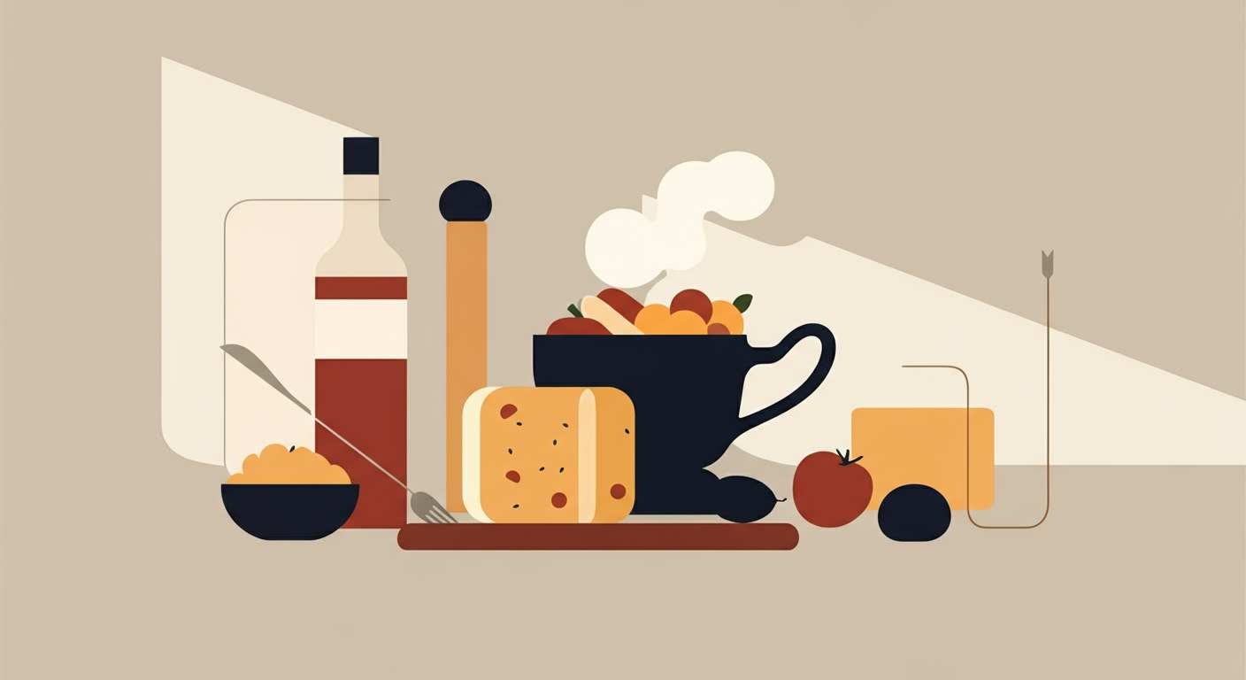 Vue de dessus d'une assiette équilibrée et appétissante avec saumon, quinoa et salade, pour un repas sain au quotidien.