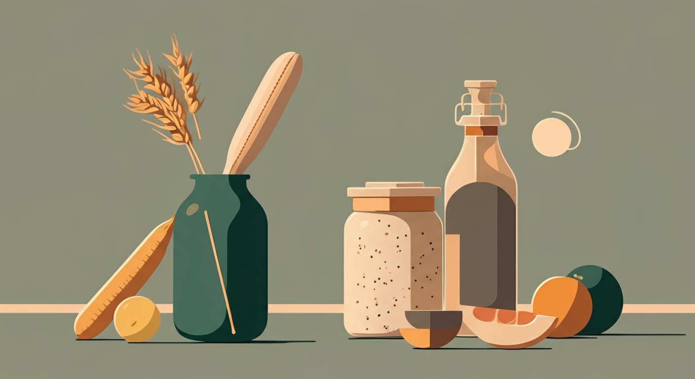 Un carnet ouvert et un stylo pour commencer un rééquilibrage alimentaire, entourés de quelques aliments sains.