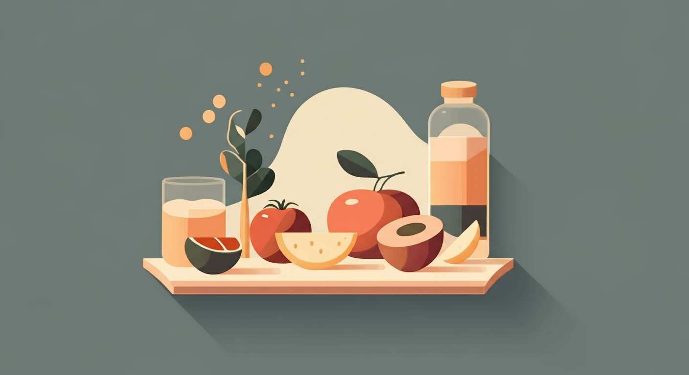 Une balance équilibrant un bol vide et un bol à moitié plein, symbolisant la faim et la satiété.