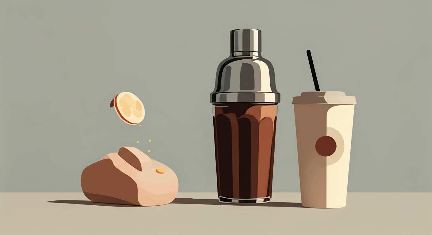Shaker protéiné à côté d'une horloge, illustrant le moment idéal pour consommer des protéines pour ses objectifs minceur.