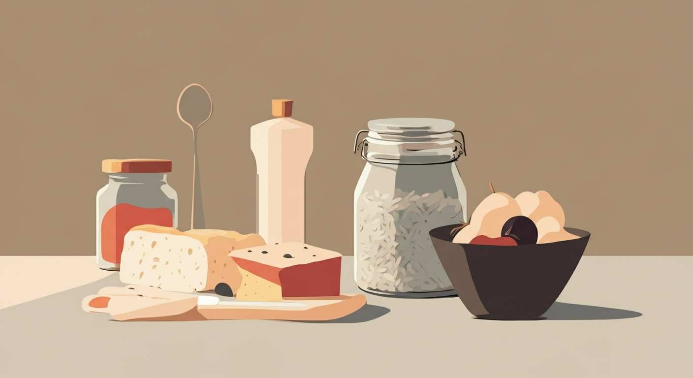 Préparation protéinée sucrée et salée côte à côte, symbolisant un équilibre alimentaire sain et durable.