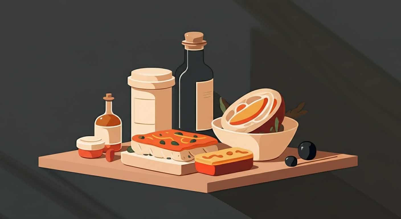 Comparaison visuelle entre une préparation protéinée et un substitut de repas plus complet.