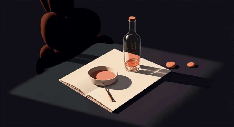 Un cookie entamé sur une assiette dans une cuisine le soir, illustrant les envies sucrées nocturnes.
