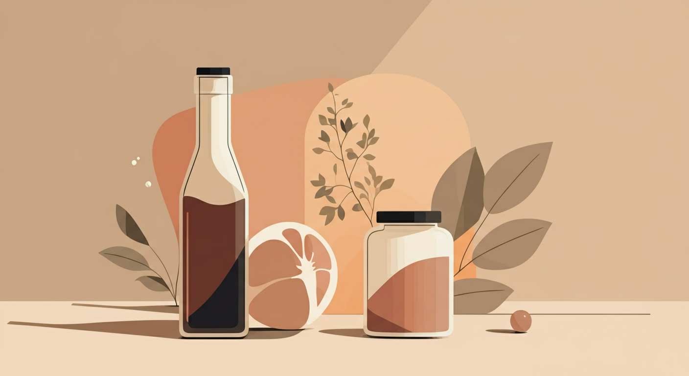 Bol de graines de fenugrec entouré d'aliments sains, symbolisant l'association du fenugrec et d'un équilibre alimentaire.