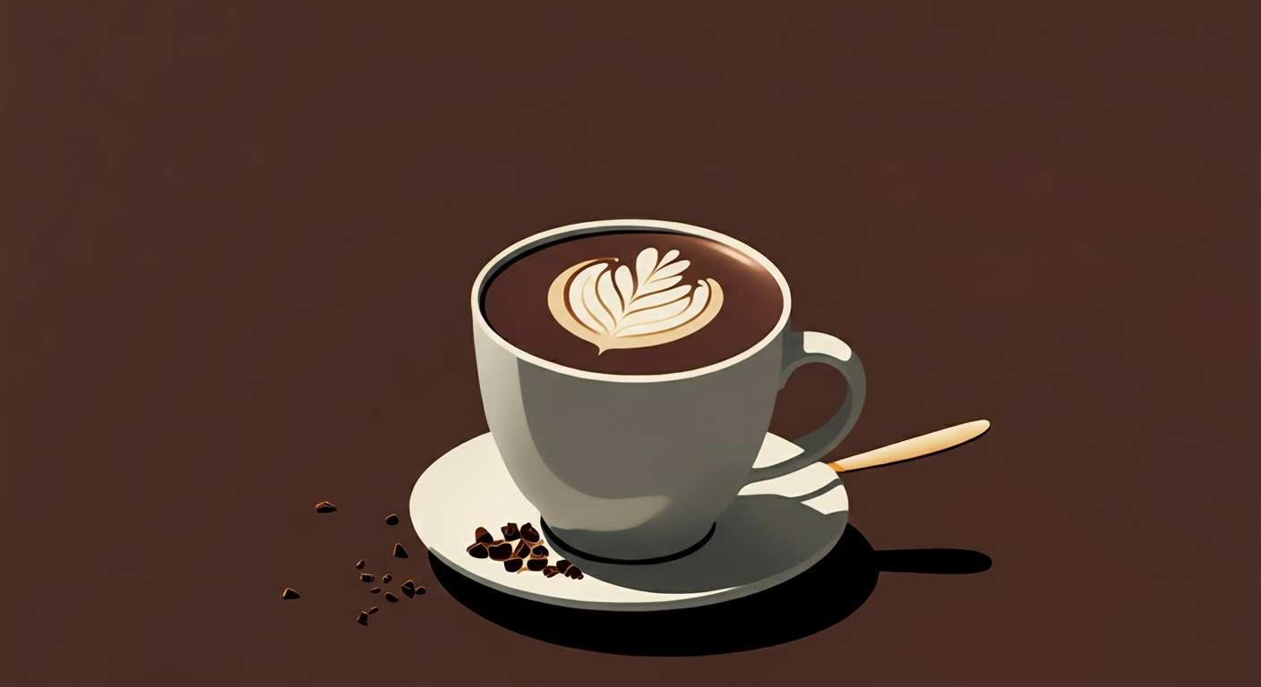 Illustration minimaliste liée au thème : =envie de chocolat tous les jours : que faire.