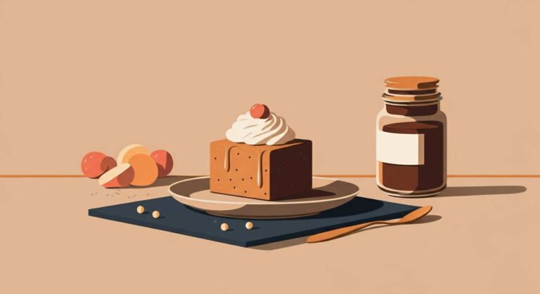 Un carré de chocolat noir sur une assiette, symbolisant une envie de sucre avant les règles de manière sobre et élégante.