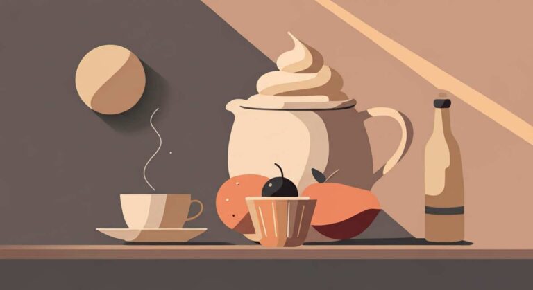 Un bol de fruits et d'avoine à côté d'une pile de sucre, symbolisant le choix d'éviter les repas trop sucrés.