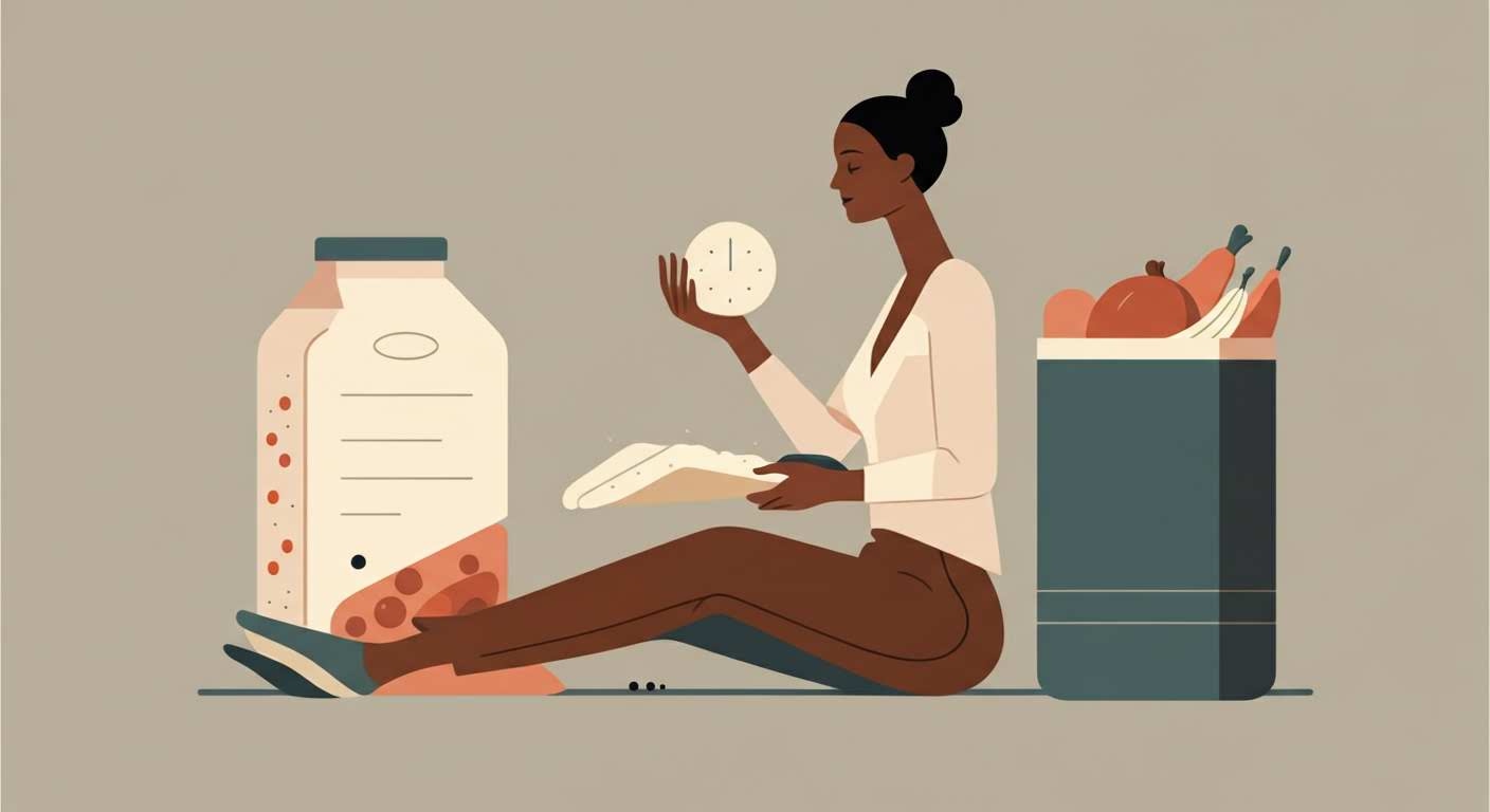 Deux assiettes de tailles différentes avec des portions de repas pour illustrer comment réduire les portions sans avoir faim.